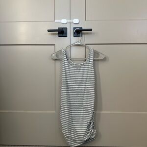 Gray Striped Tank Top